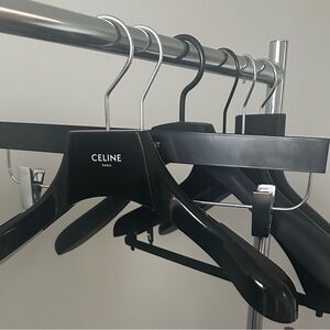 A lot of designer hangers